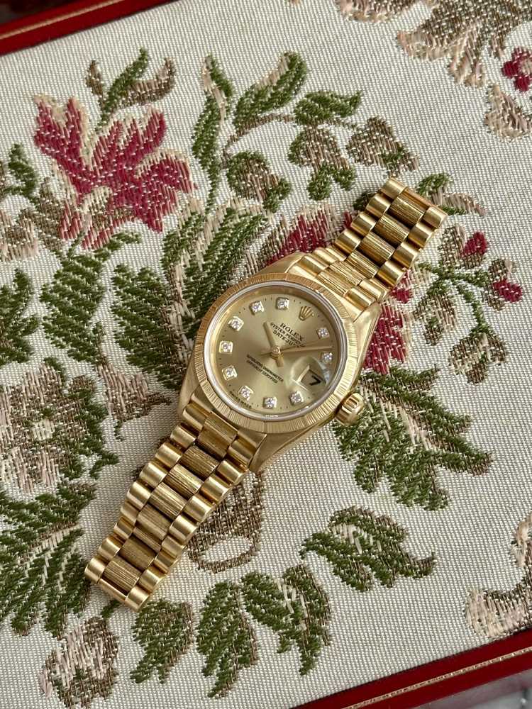 Image for Rolex Lady-Datejust "Diamond" 69278 Gold 1993 with original box