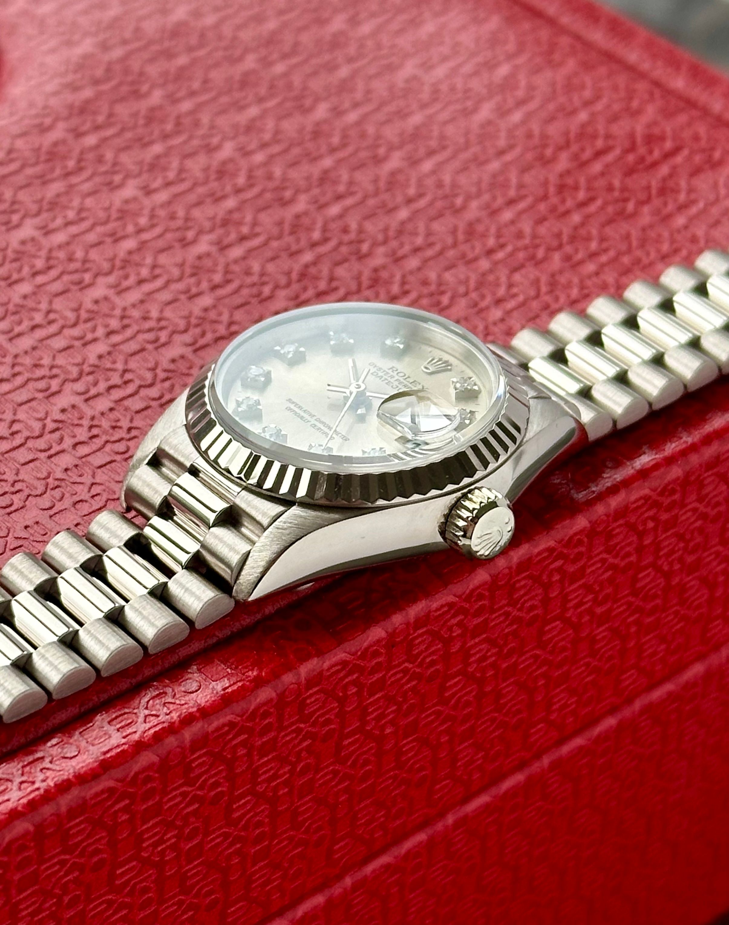〇純正 ROLEX 2駒 69173 DATEJUST YG×SS FZ8609 Rolex Lady-Datejust 