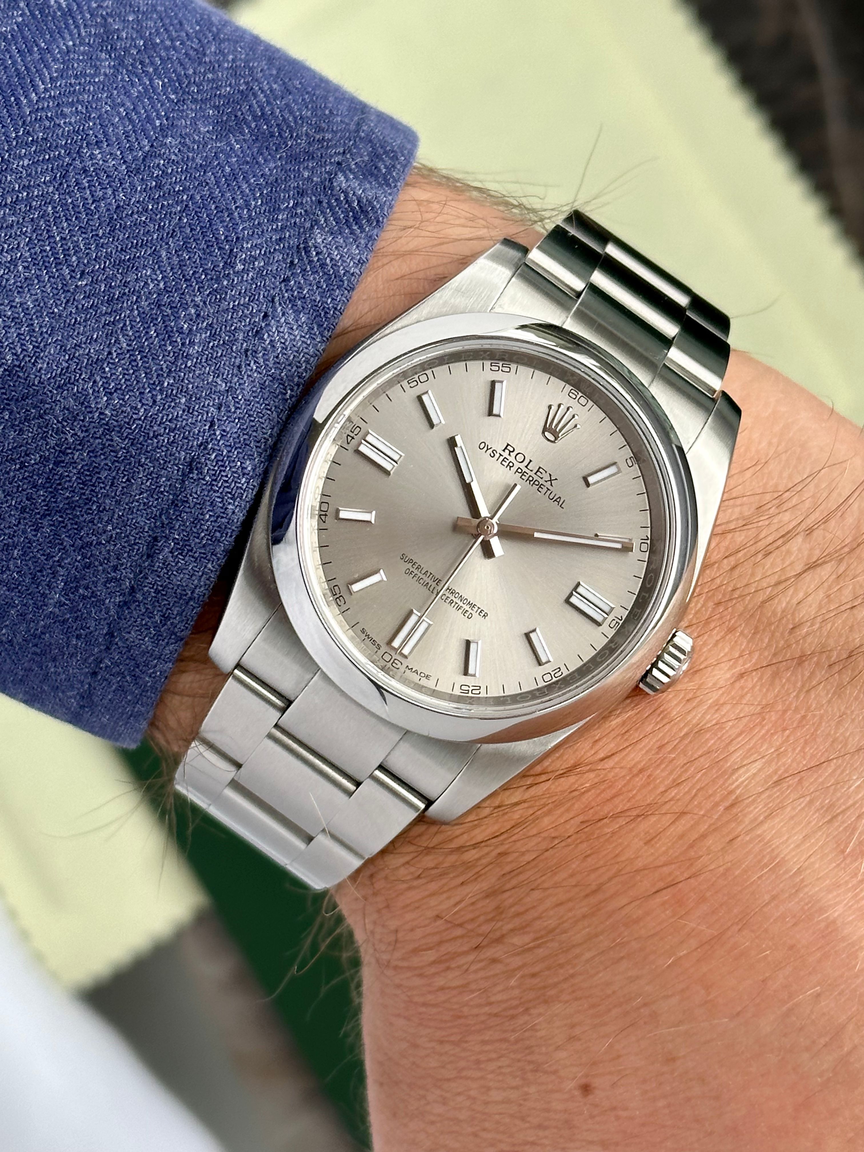 Oyster perpetual online grey