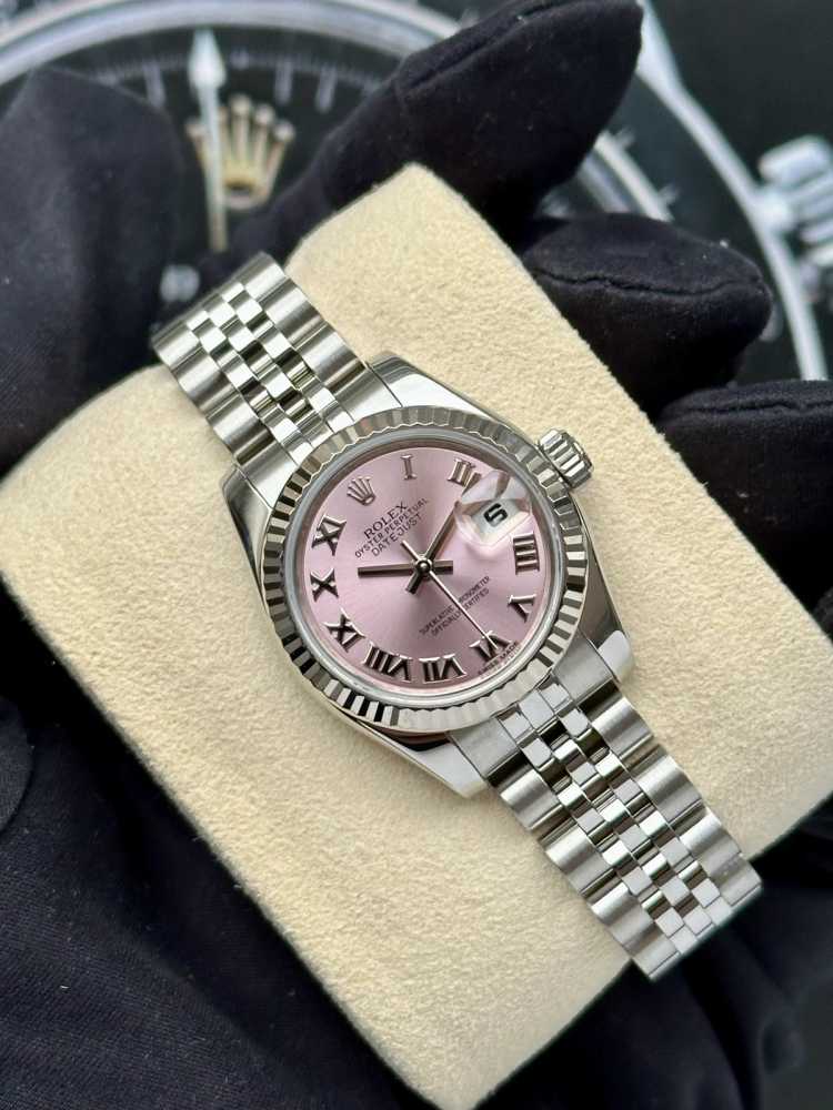 Wrist image for Rolex Lady-Datejust 179174  2016 with original box and papers
