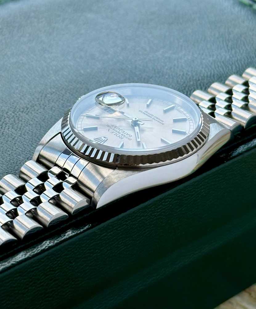 Image for Rolex Datejust 16234 Silver 1996 with original box and papers 4