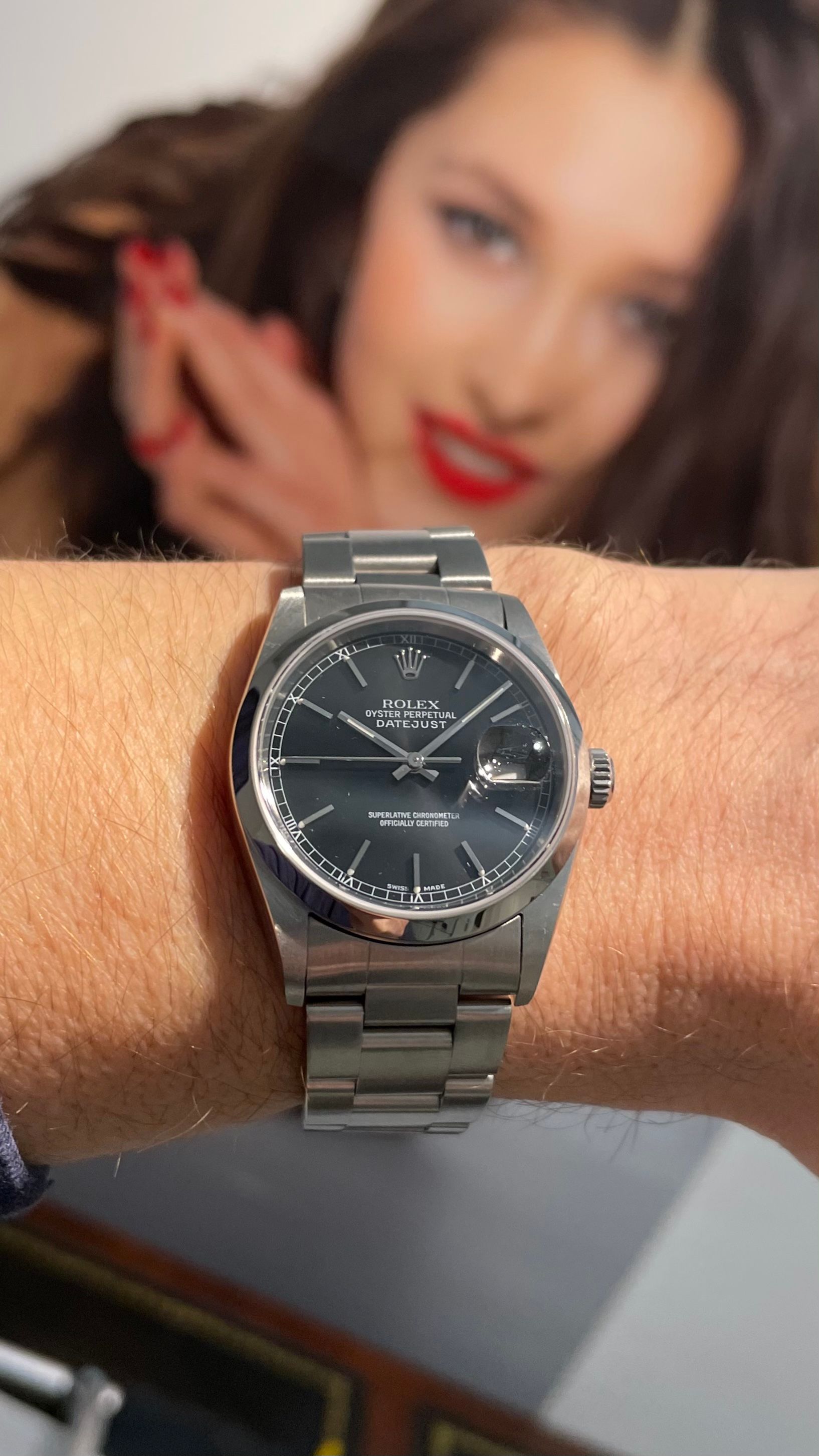 Rolex Datejust 16200 Black 2000