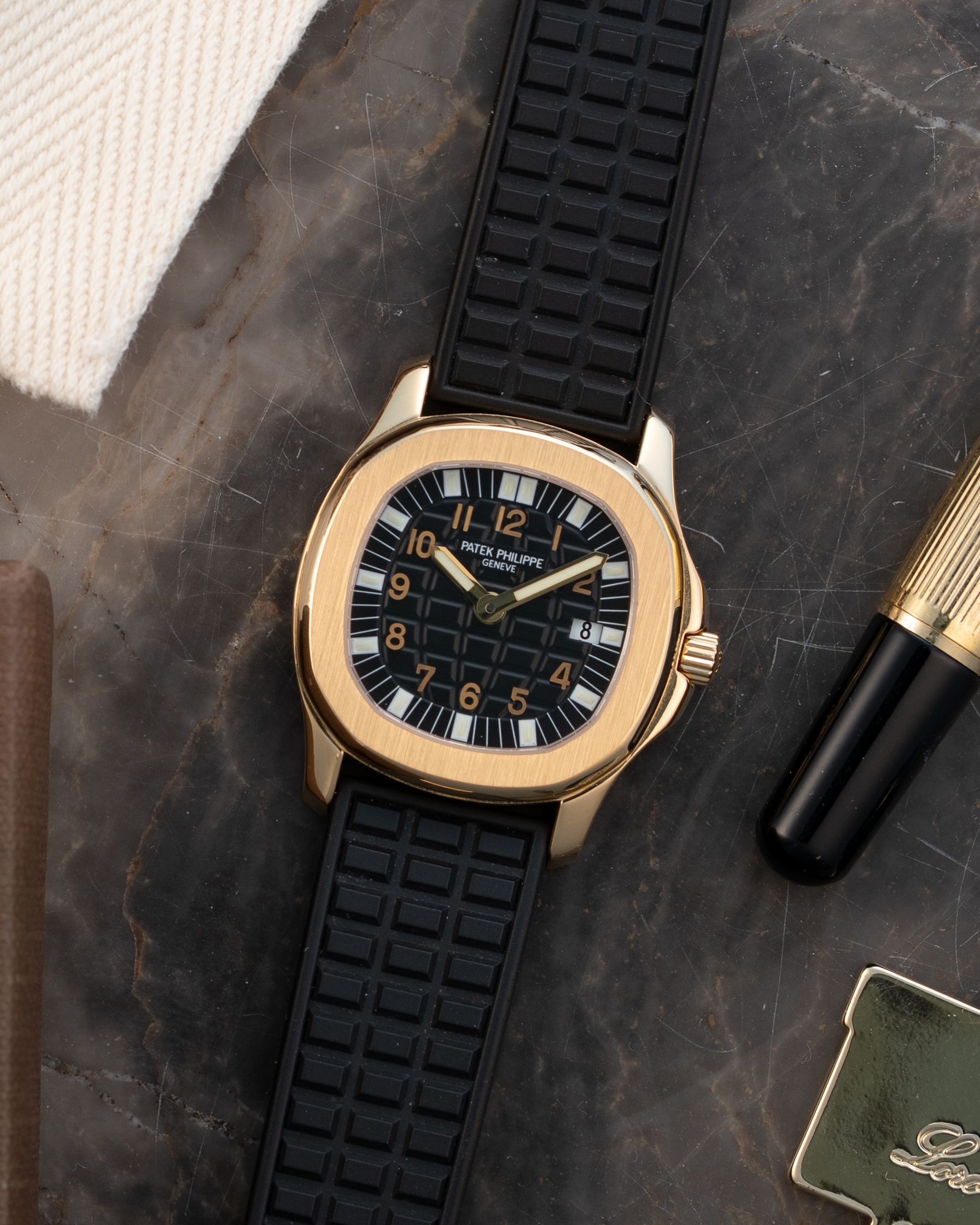 Patek Philippe Aquanaut 4960 J Black 2006 with original box and papers