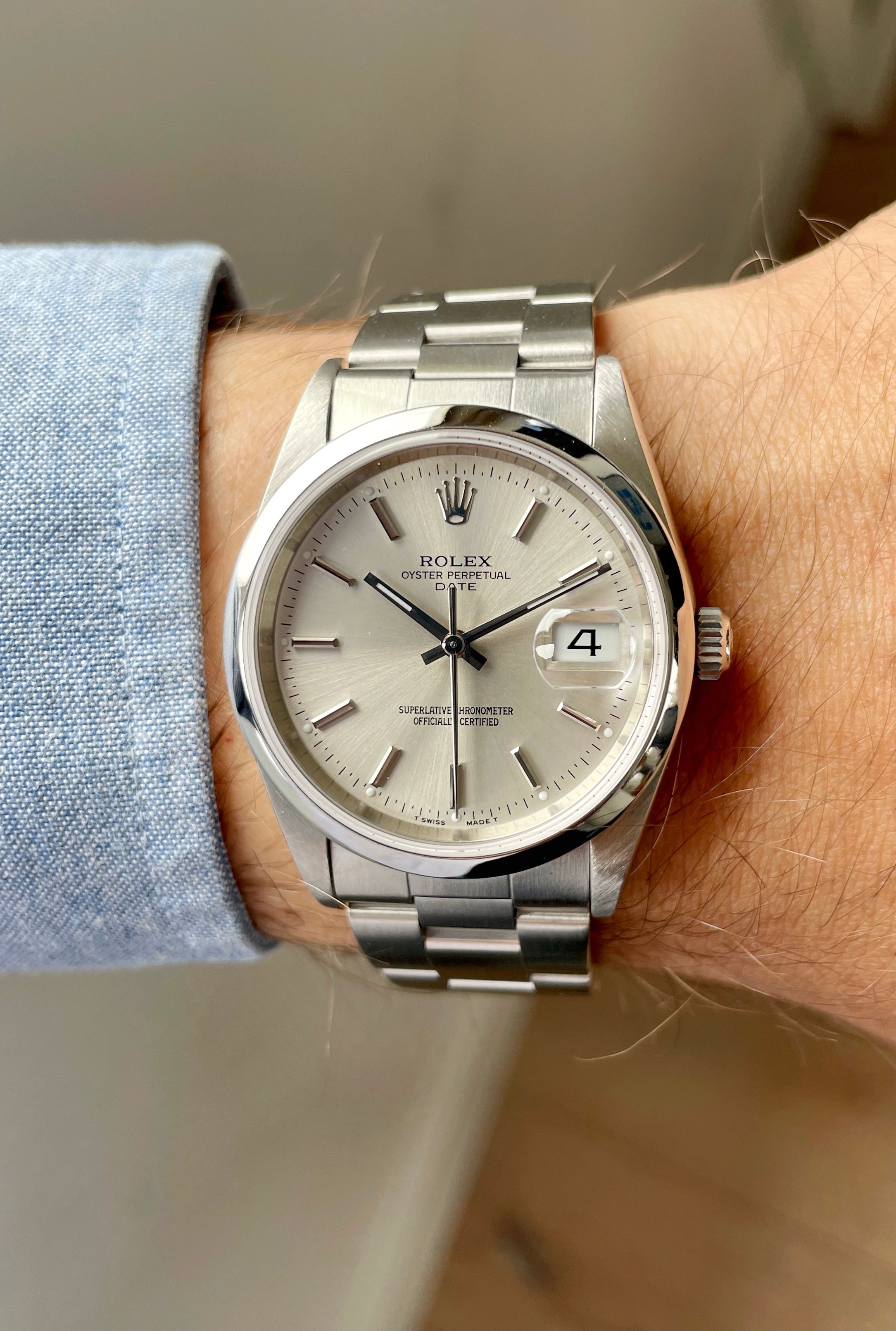 Rolex best sale 15200 date