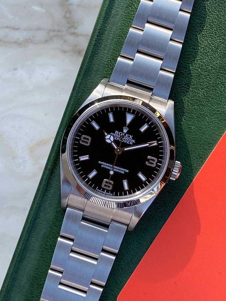 Featured image for Rolex Explorer I 114270 Black 2001 