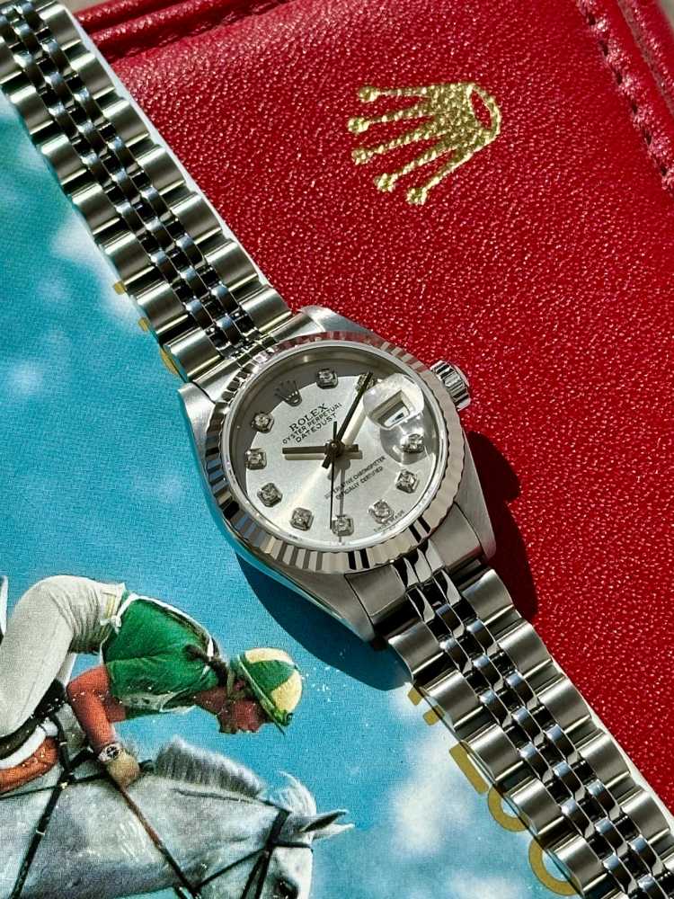 Image for Rolex Lady-Datejust "Diamond" 79174 Silver 2000 with original box and papers