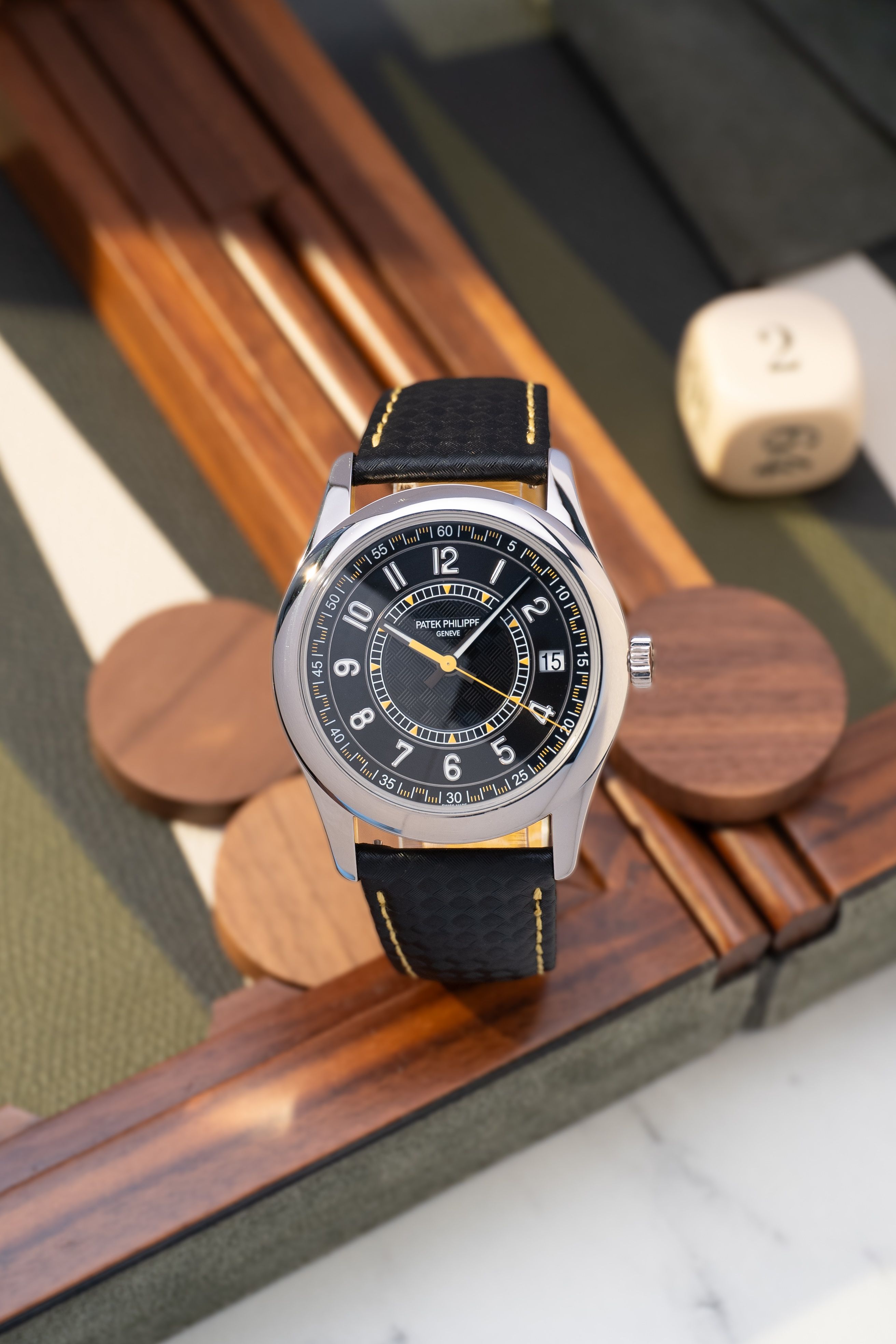 Patek Philippe Calatrava 6007G Black 2023 with original box and papers