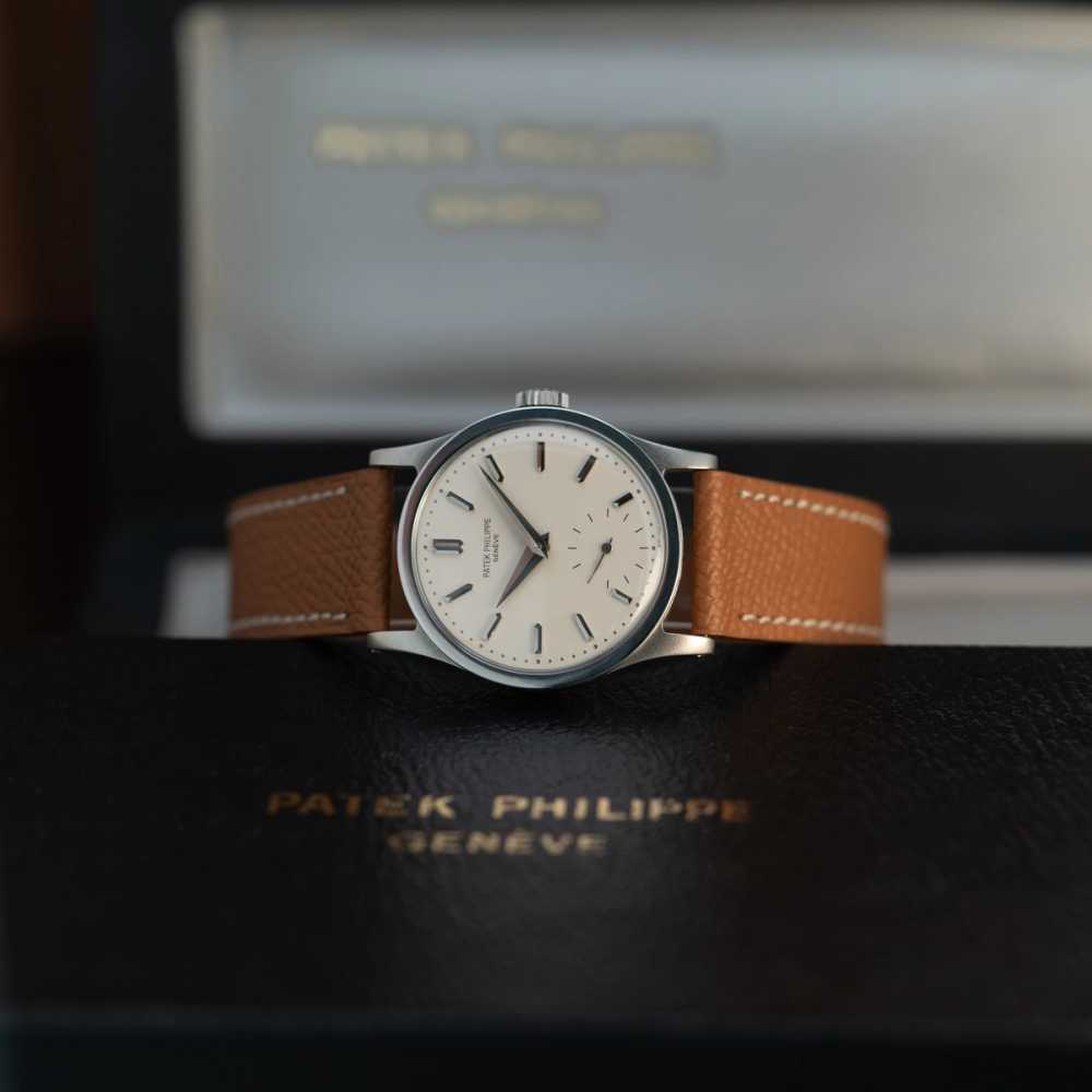 Image for Patek Philippe Calatrava 96 White 1940 with original box and papers