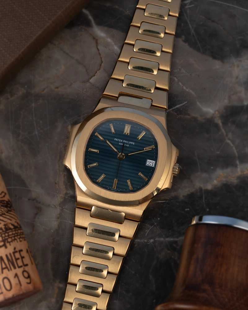 Featured image for Patek Philippe Nautilus 3800 J Blue 1994 with original box and papers