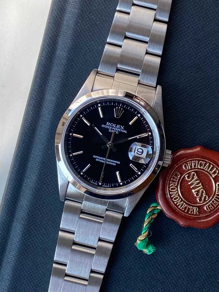 Featured image for Rolex Oyster Perpetual Date 15200 Black 1996 with original box and papers2