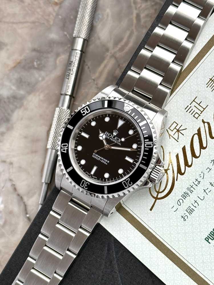 Image for Rolex Submariner 14060 Black 2000 with original box and papers 3