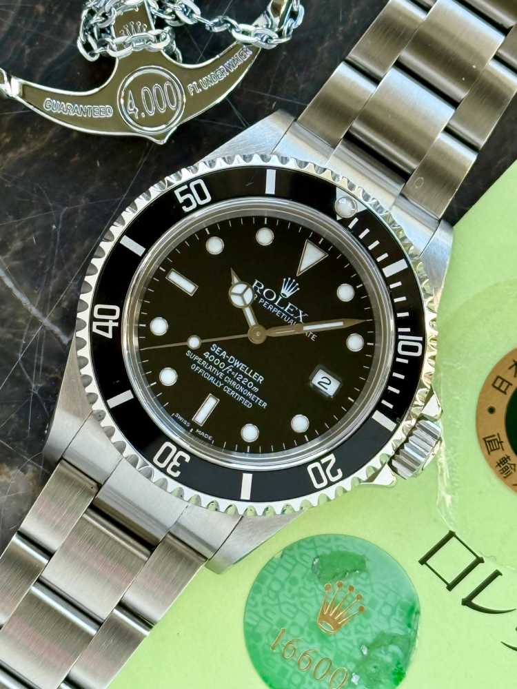 Image for Rolex Sea-Dweller 16600 Black 1999 with original box and papers 3