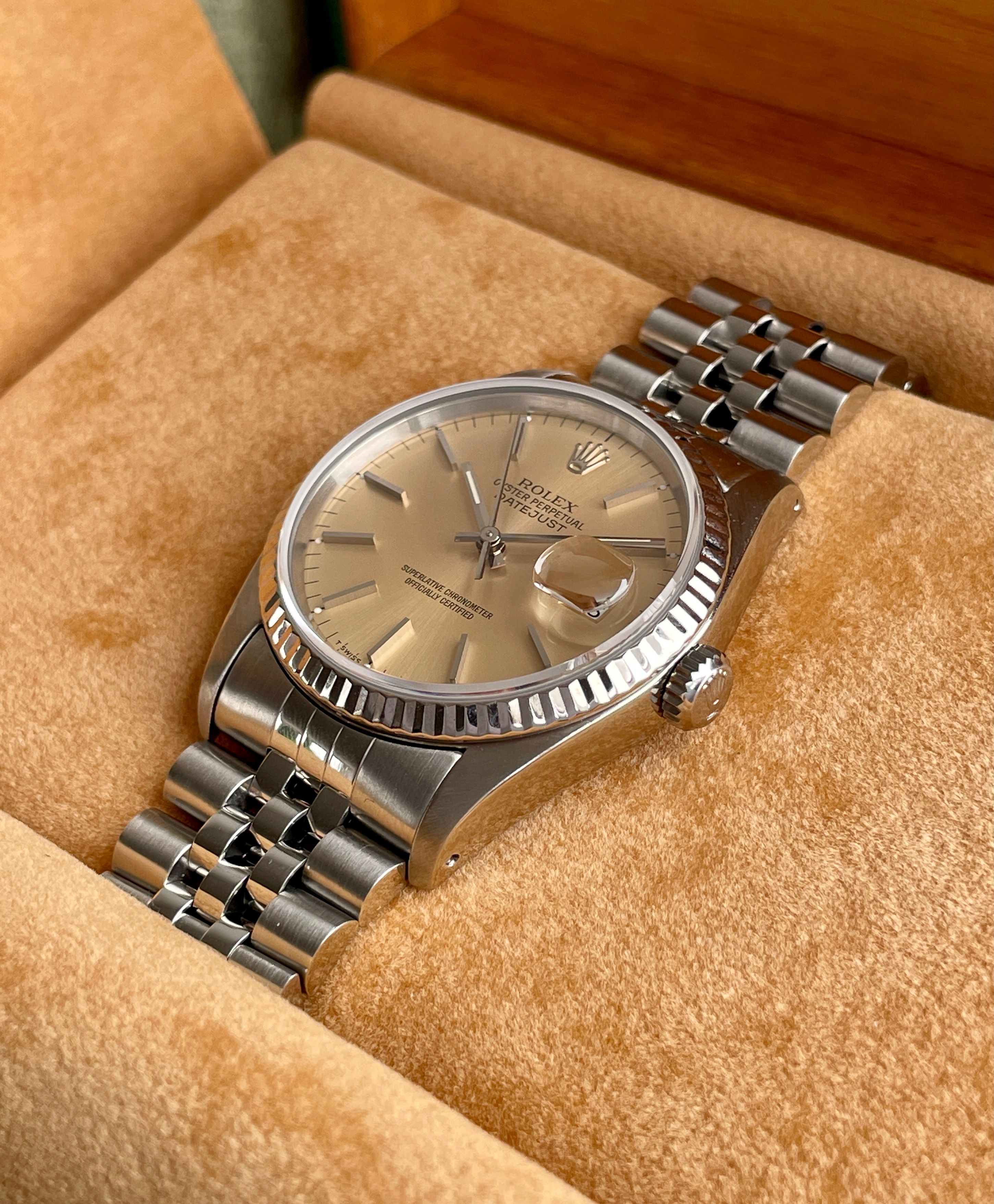 Rolex Datejust 16234 Tropical Full Set 16234 Tropical 1991 with