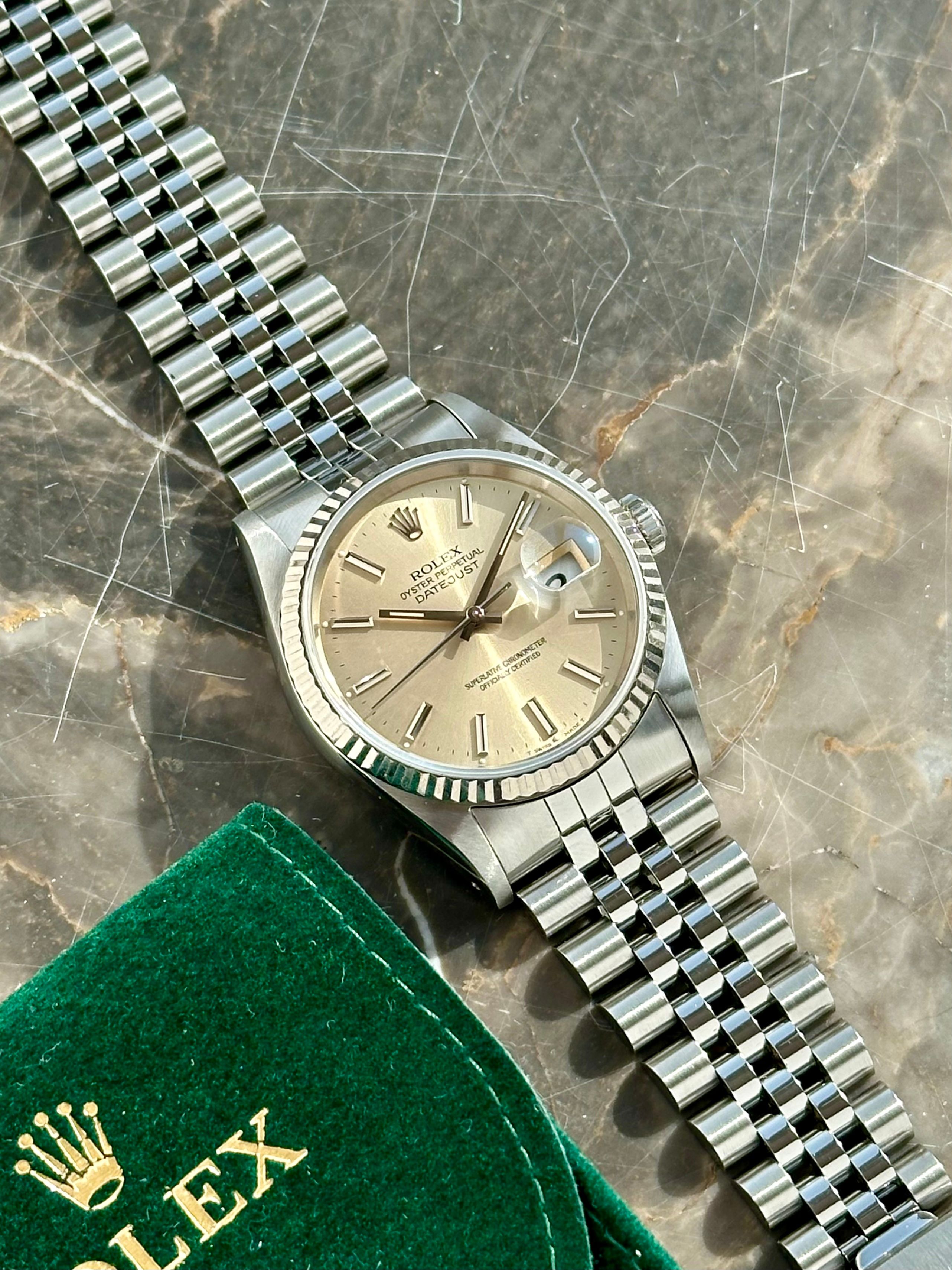 Rolex Datejust 16234 Silver 1991