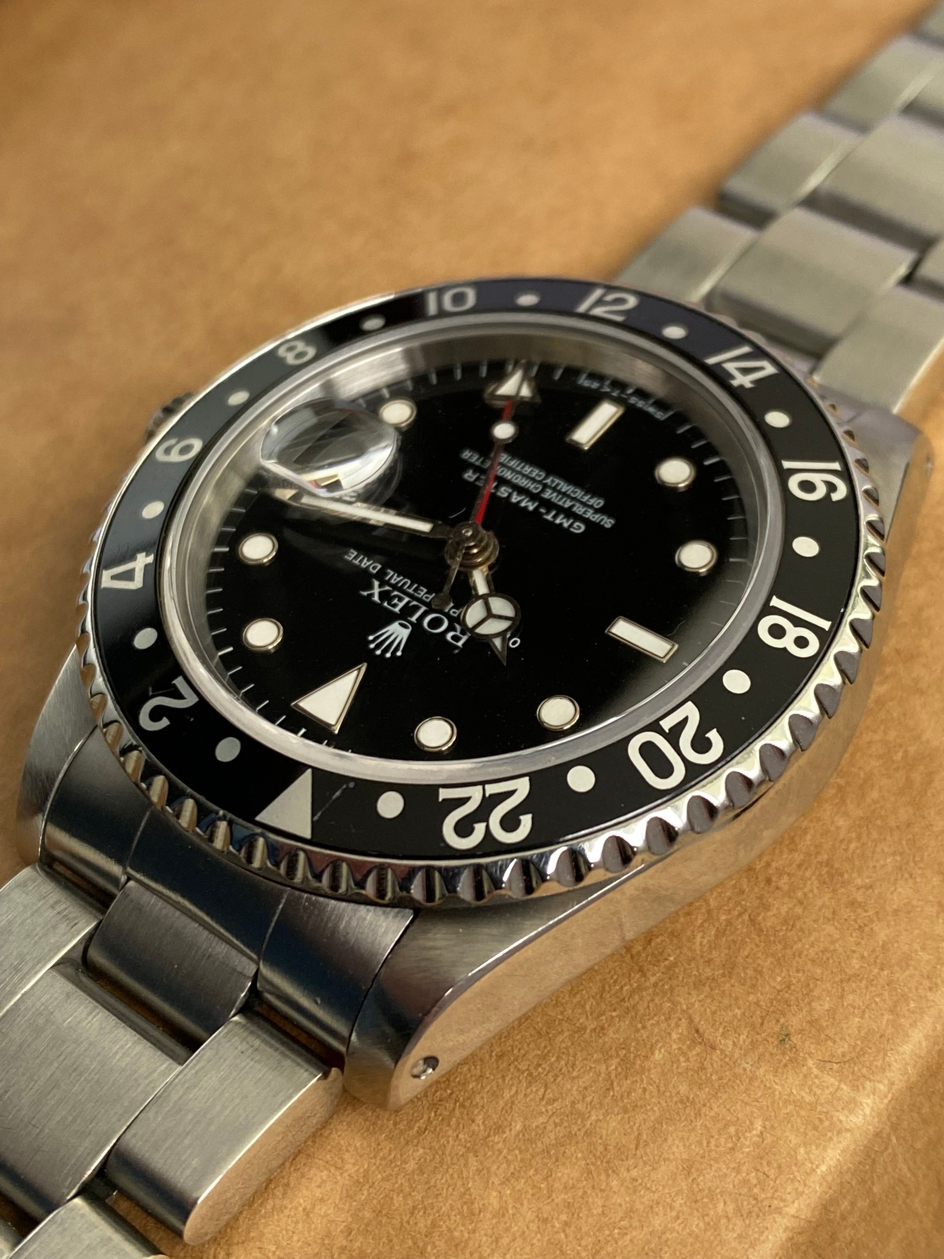 Rolex GMT Master II 16700 Black 1994