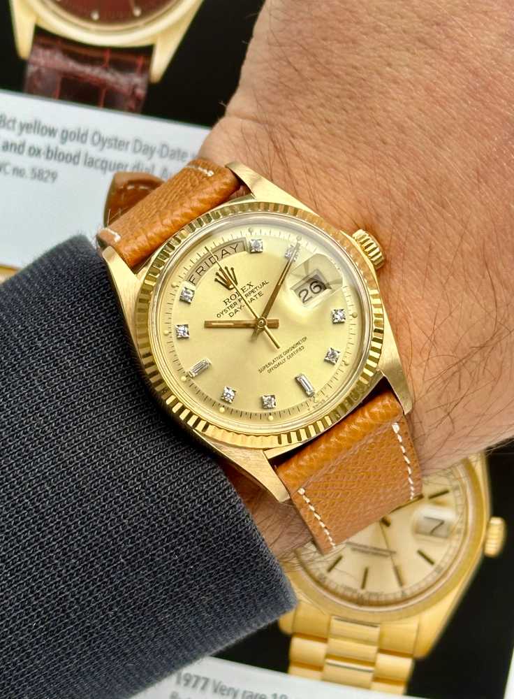 Image for Rolex Day-Date "Diamond" 1803 Gold 1971 
