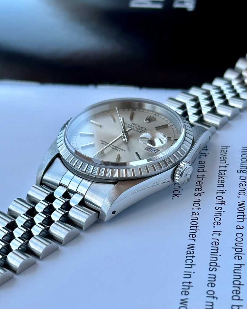 Detail image for Rolex Datejust 16220 Silver 1988 