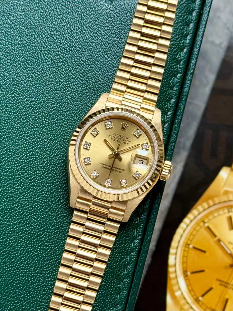 Featured image for Rolex Lady-Datejust "Diamond" 69178 Gold 1991 with original box and papers 2