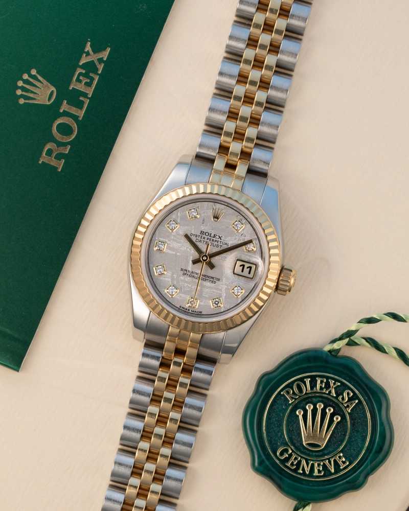 Featured image for Rolex Lady-Datejust "Meteorite" 179173 2016 with original box and papers
