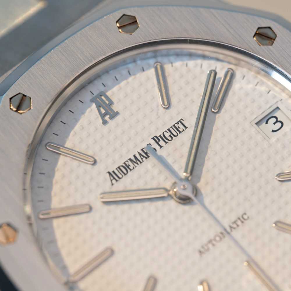 Image for Audemars Piguet Royal Oak "White dial" 14790ST White 1996 with original box and papers