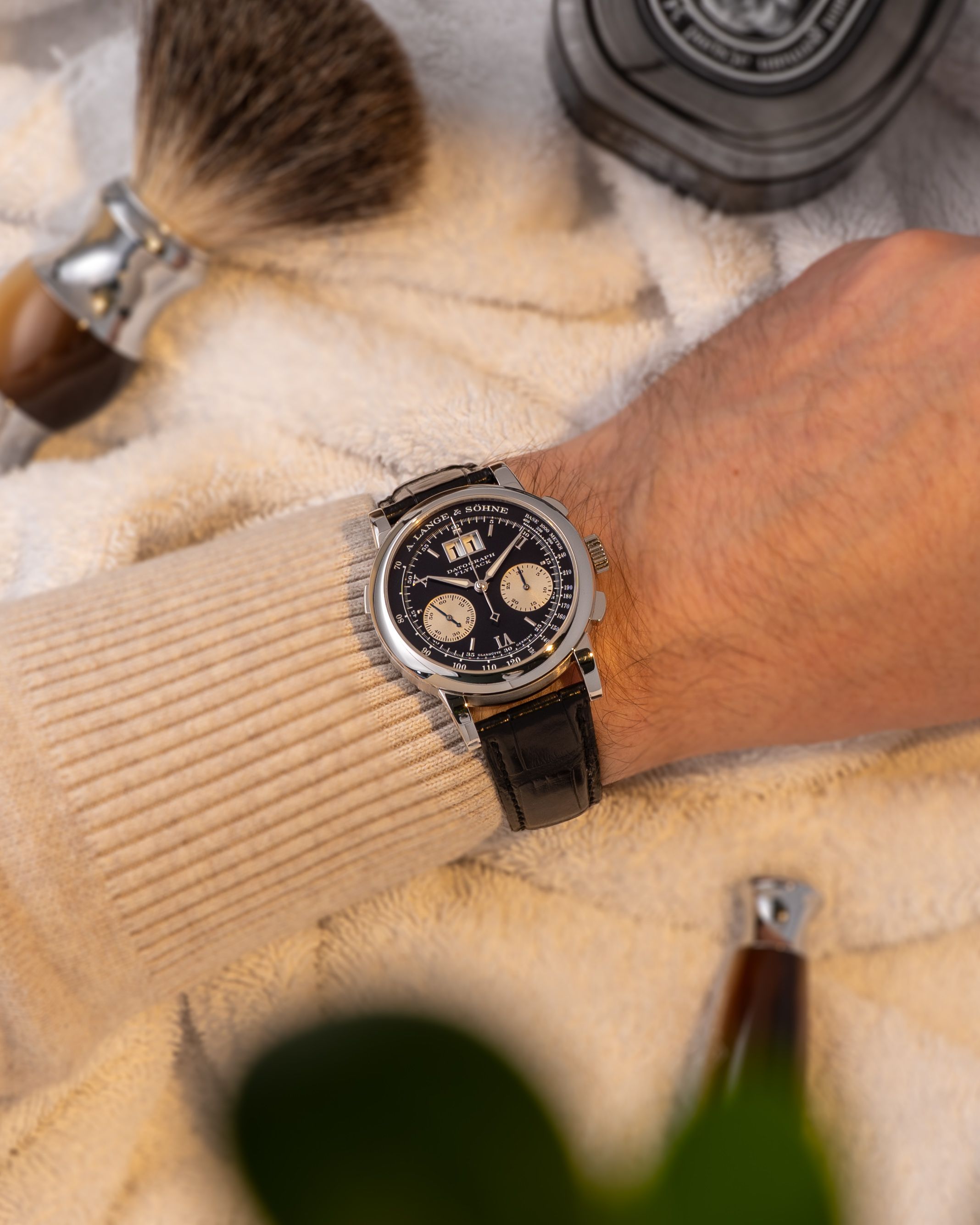 A. Lange & Söhne, Datograph 403.035 Black 2000 with original