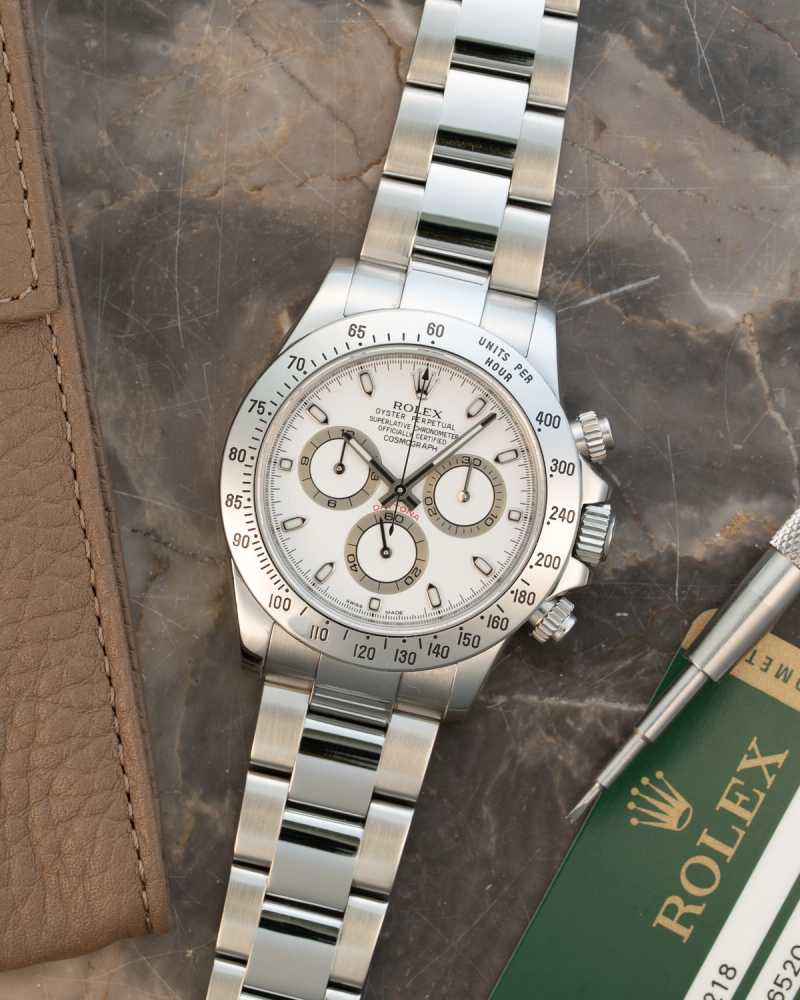 Featured image for Rolex Daytona 116520 White 2009 with original box and papers