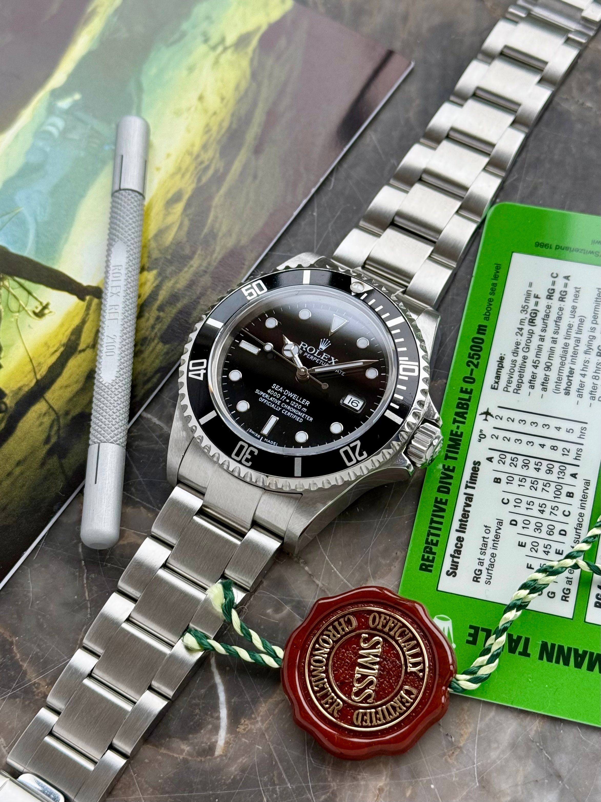 Rolex Sea-Dweller 16600 Black 2008 with original box and papers 2