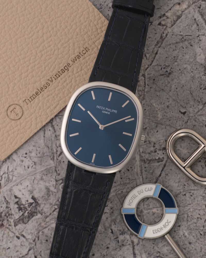Featured image for Patek Philippe Ellipse "Jumbo" 5738P Blue 2025 