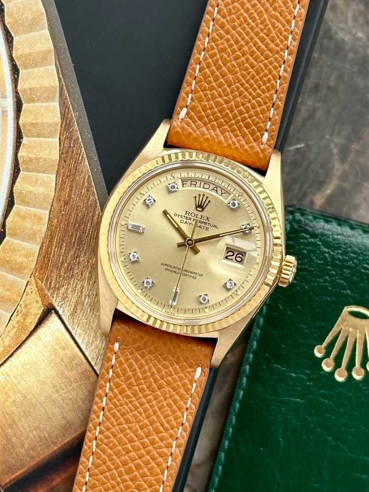 Featured image for Rolex Day-Date "Diamond" 1803 Gold 1971 