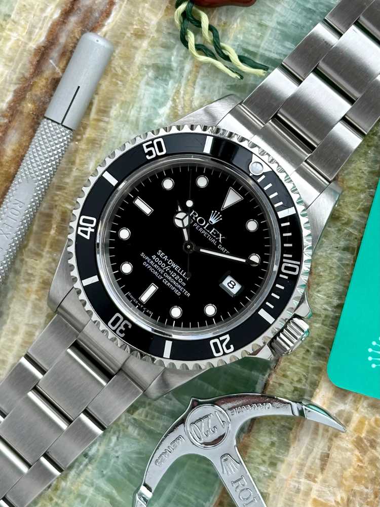 Image for Rolex Sea-Dweller 16600 Black 1996 with original box and papers