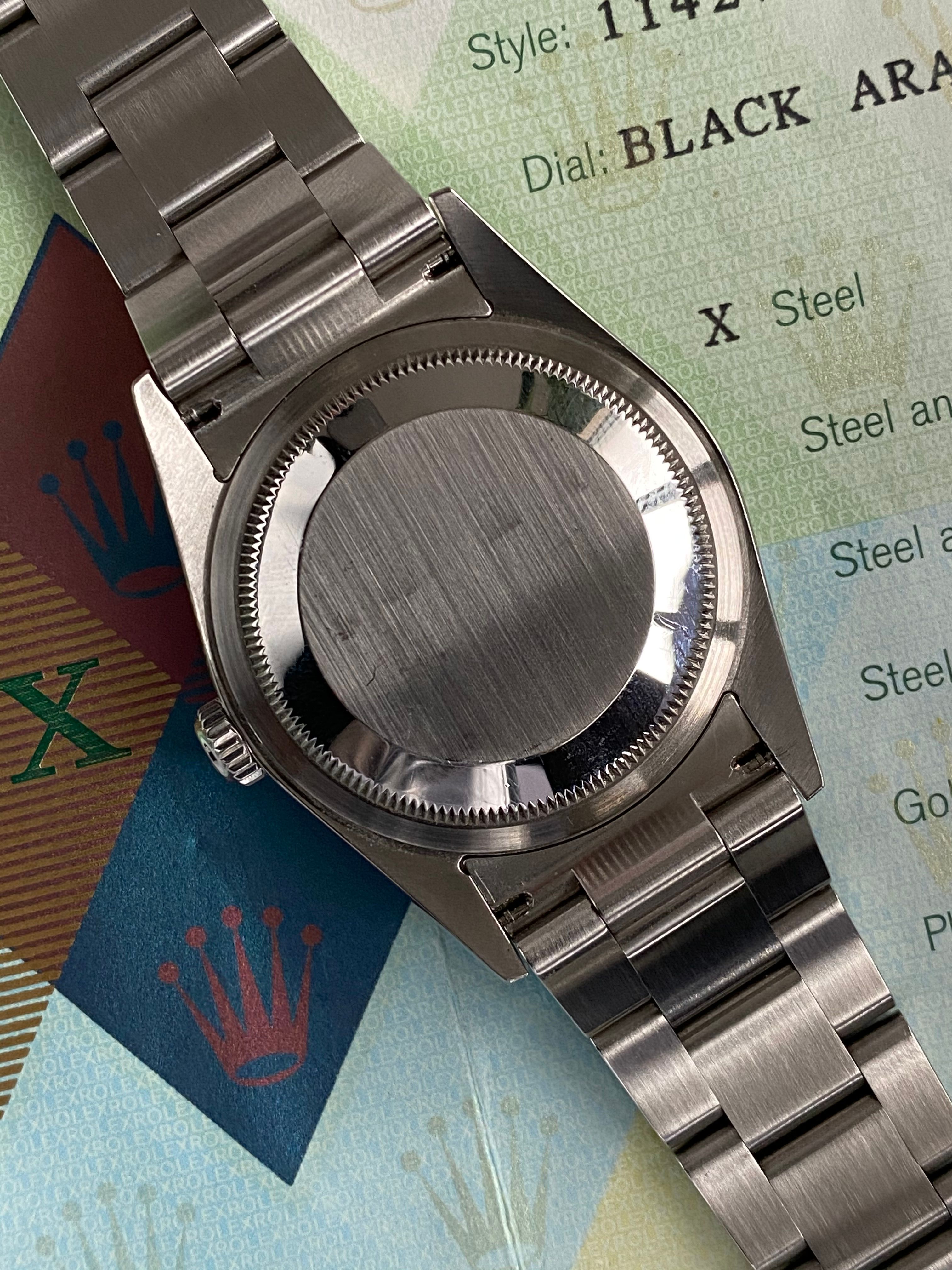 Rolex Explorer I 114270 Black 2003 with original papers