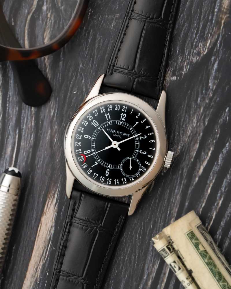 Featured image for Patek Philippe Calatrava 6000G Black +/- 2006 with original box and papers
