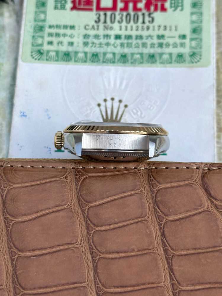 Image for Rolex Datejust Diamond Dial 16233 Black 1991 with original box and papers