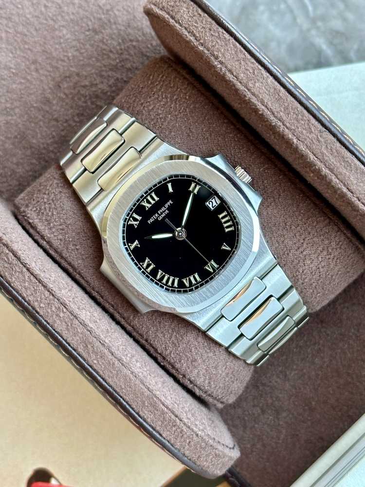 Image for Patek Philippe Nautilus 3800 Black 2002 with original box and papers 2