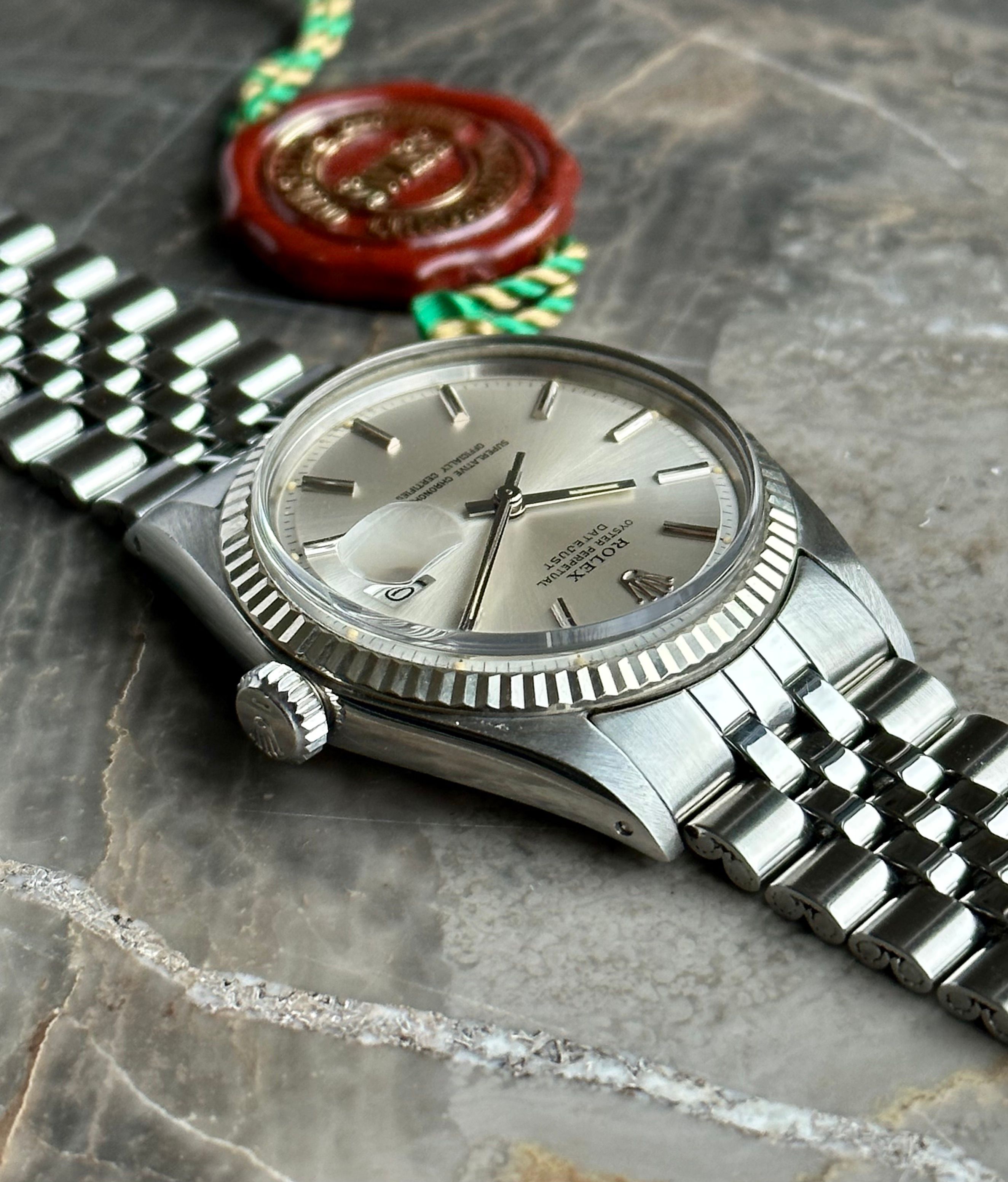 Rolex Datejust 1601 Silver 1973 2