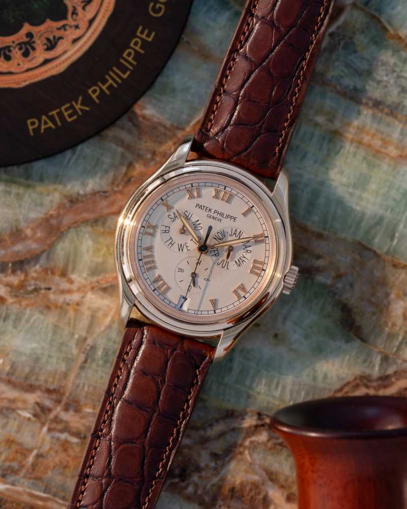 Featured image for Patek Philippe Annual Calendar  5035R Cream 1997 with original box and papers