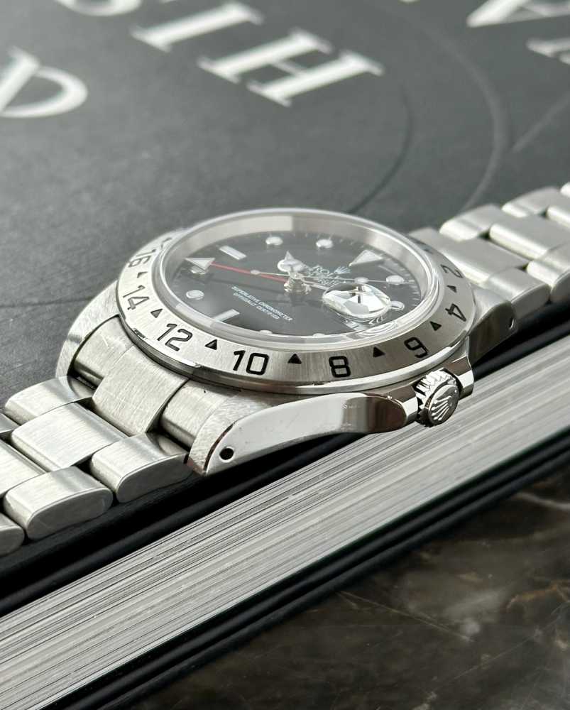 Image for Rolex Explorer II 16570 Black 2000 with original box and papers 2