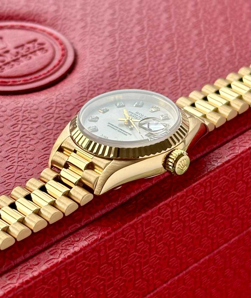 Image for Rolex Lady-Datejust "Diamond" 69178 Silver 1995 with original box and papers