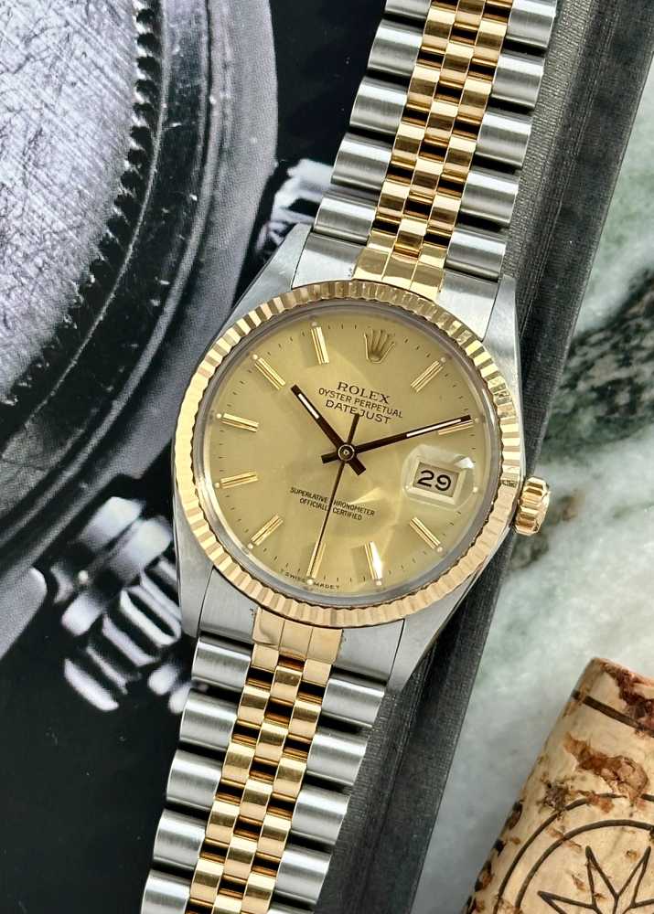 Featured image for Rolex Datejust 16013 Gold 1988 