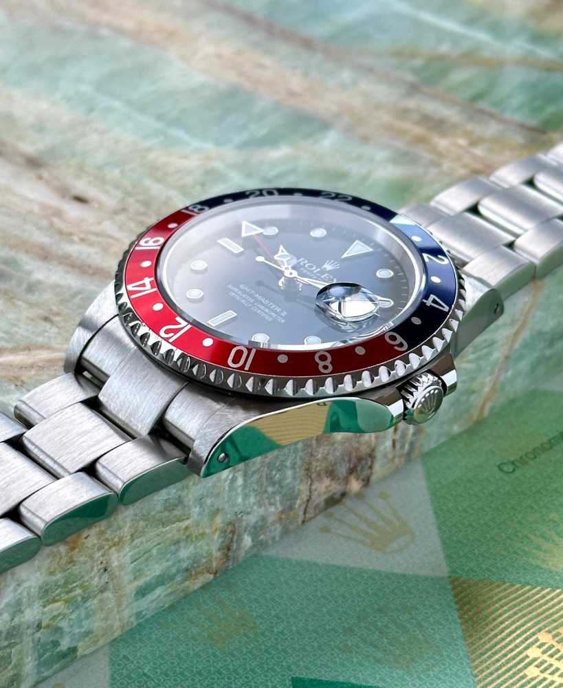 Image for Rolex GMT-Master II "Pepsi" 16710 Black 2001 with original box and papers 2