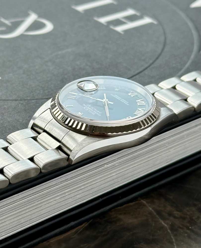 Image for Rolex Datejust 16234 Blue 2000 with original box and papers