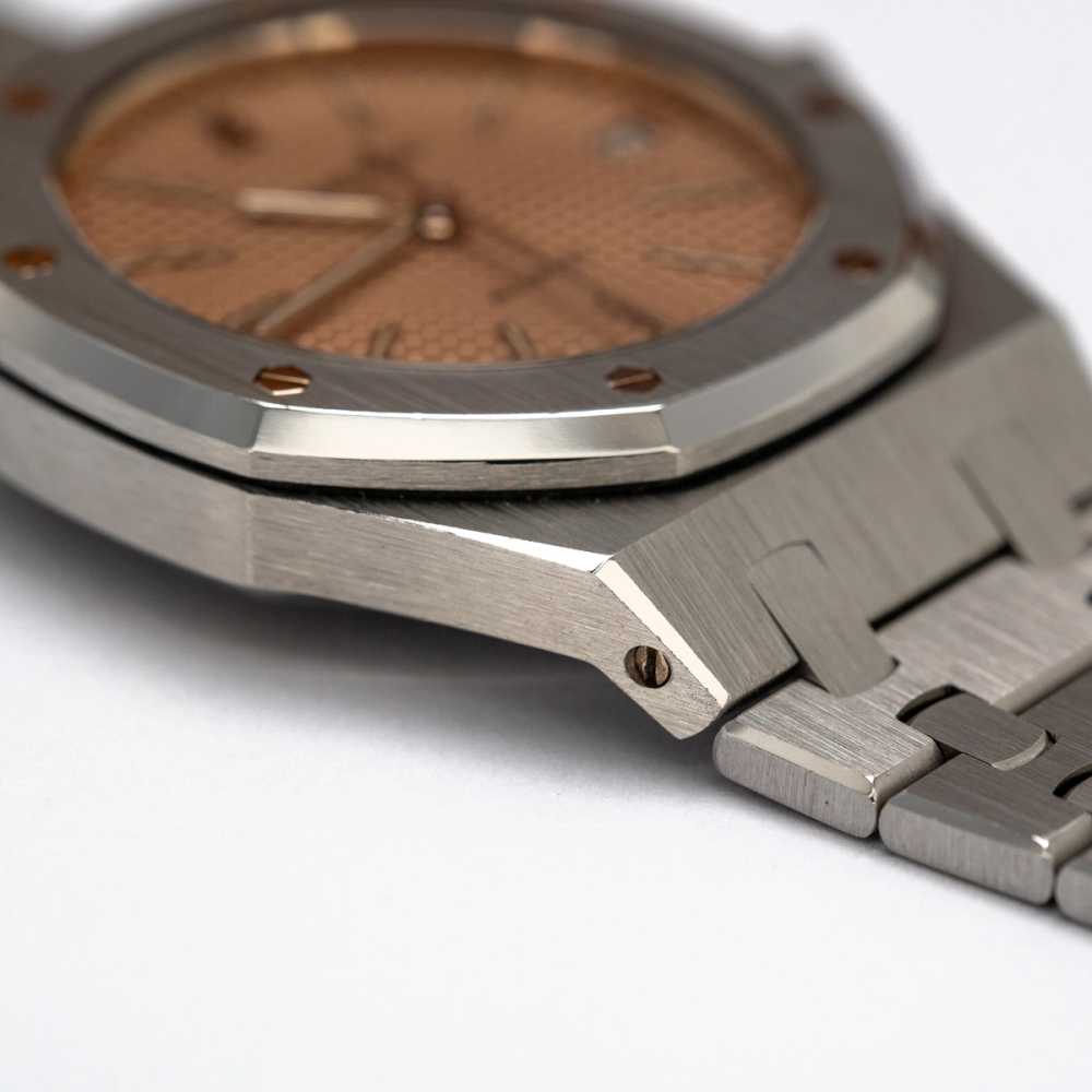 Image for Audemars Piguet Royal Oak "Salmon Dial" 14790ST Gold 1996 with original box and papers