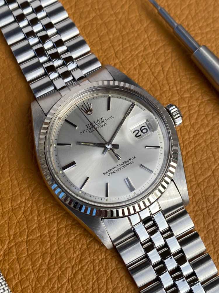 Detail image for Rolex Datejust 1601 Silver 1972 