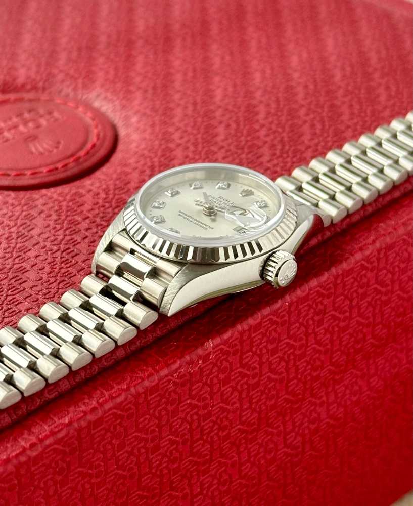 Image for Rolex Lady-Datejust "Diamond" 79179 Silver 1999 with original box and papers