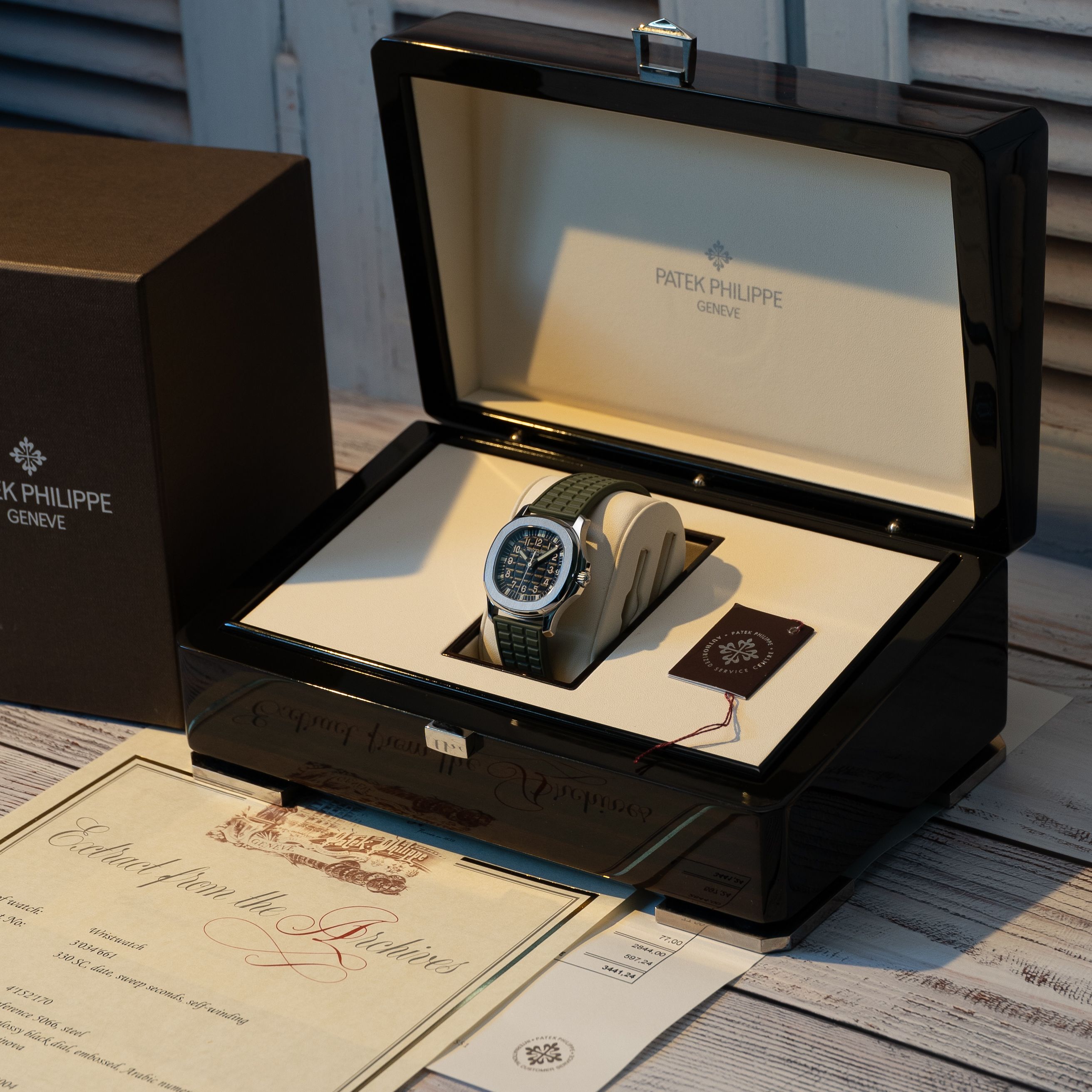 Patek Philippe Aquanaut PATEK SERVICE 5066A Black 2004 with