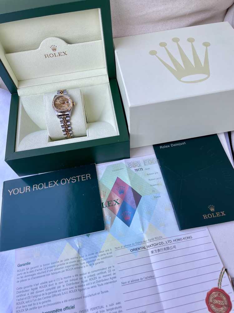 Image for Rolex Lady Datejust 79173 Gold 2004 with original box and papers