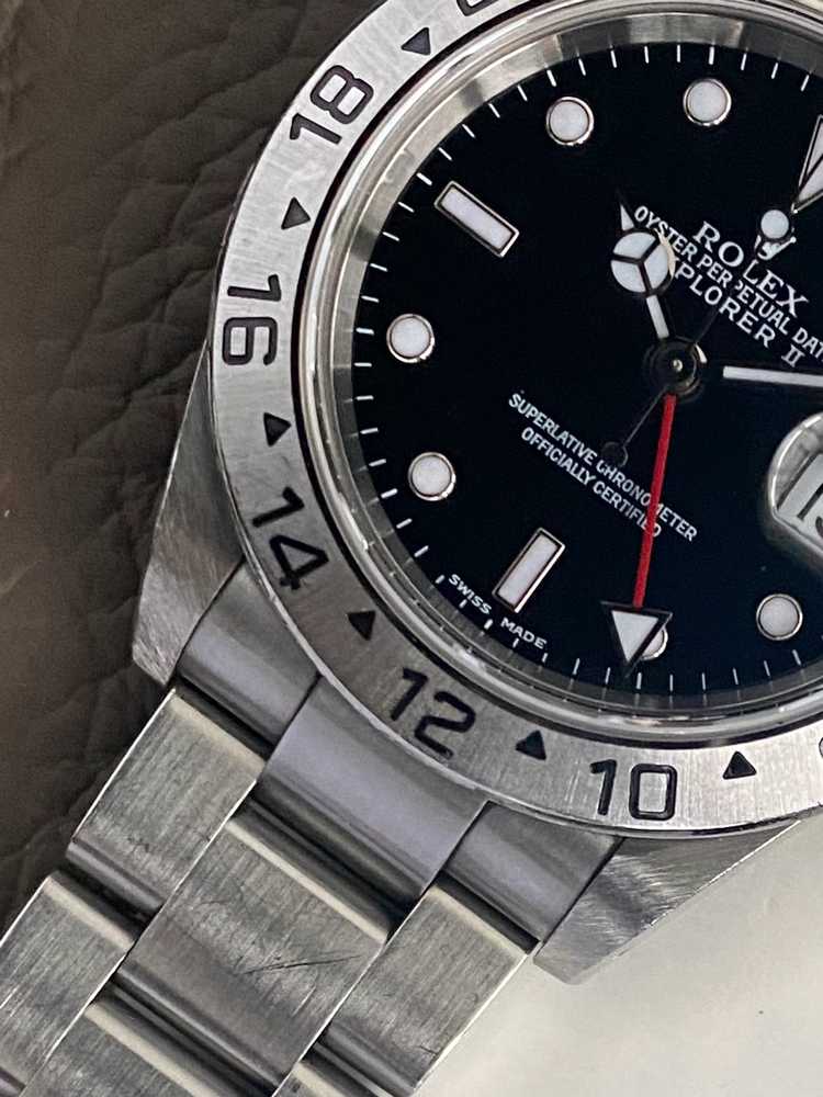 Image for Rolex Explorer II 16570 Black 2000 with original papers