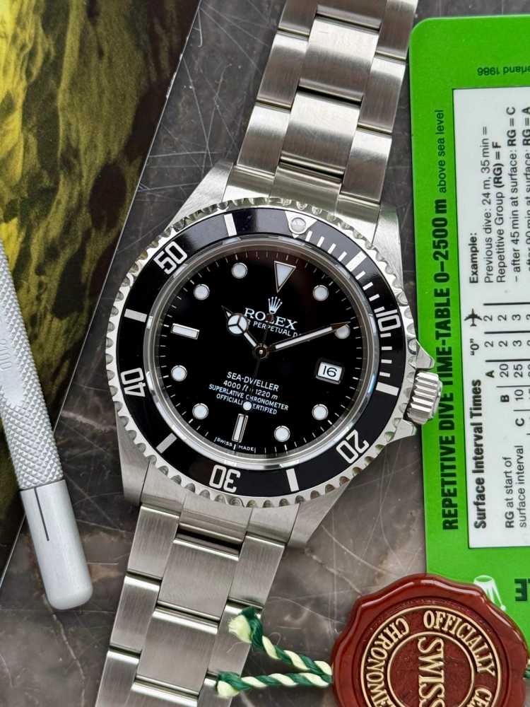 Featured image for Rolex Sea-Dweller 16600 Black 2008 with original box and papers 2