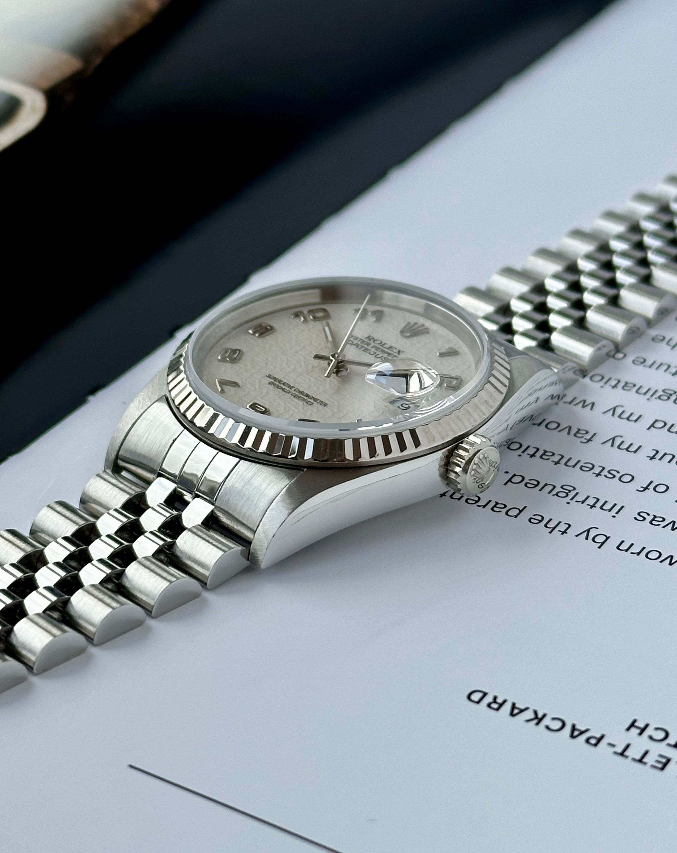 Rolex 16234 white online dial