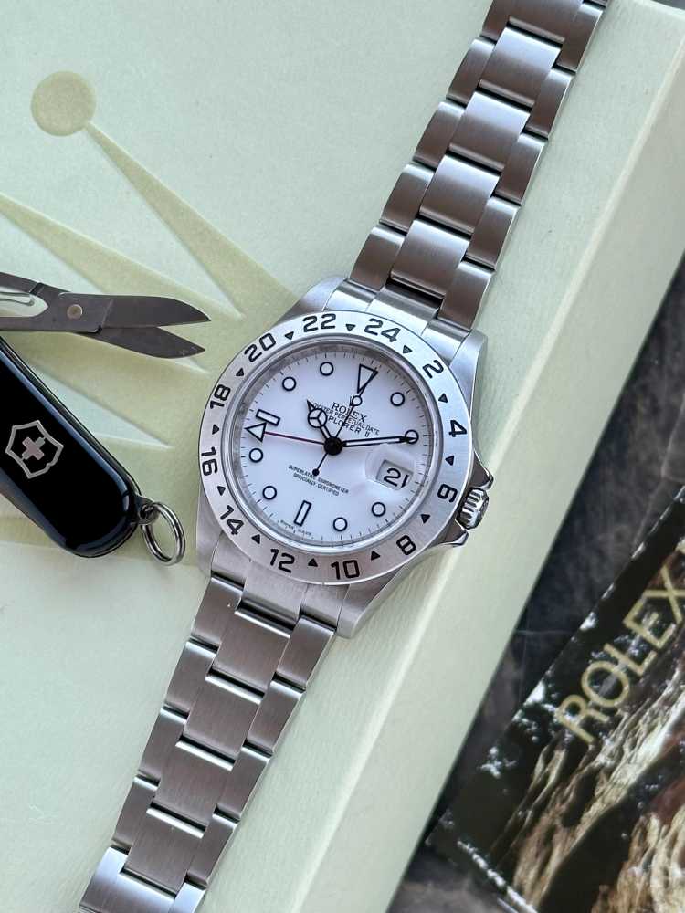 Image for Rolex Explorer 2 "Polar" 16570T White 2009 with original box and papers